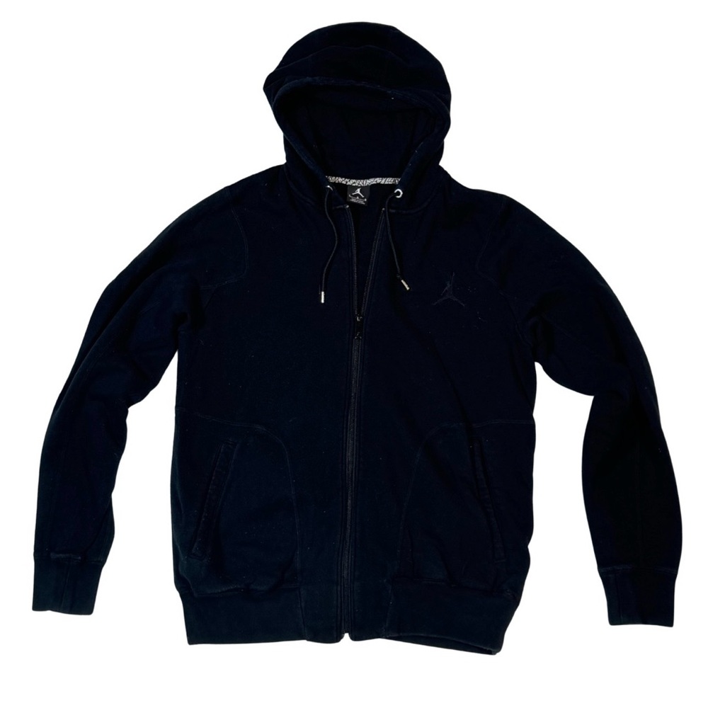 Air Jordan Black Zip-Up Hoodie
